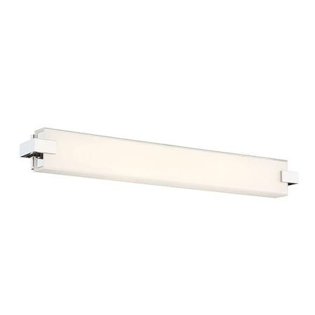 Bliss 28in LED Bathroom Vanity Or Wall Light 3000K In Polished Nickel